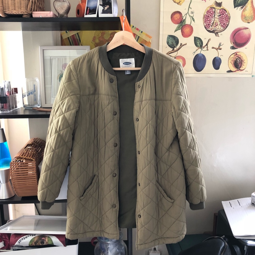 Dark Pastel Green Pea Coat